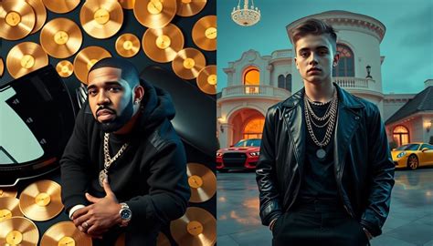drake vs justin bieber net worth